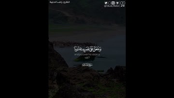 ﴿أفرأيت من اتخذ إلهه هواه وأضله الله على علم ..﴾ | القارئ: راشد الحليبة