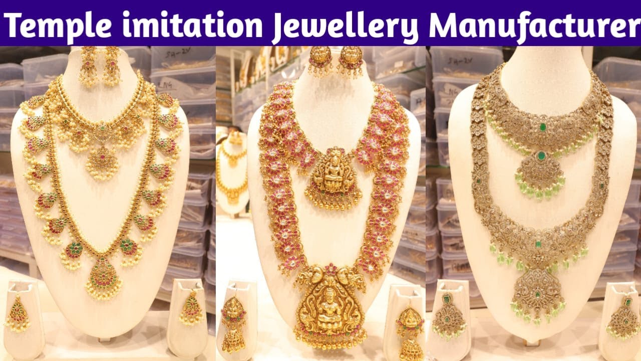 Temple Jewellery manufacturers in Mumbai | South Indian Temple Jewellery Wholesale Market in India