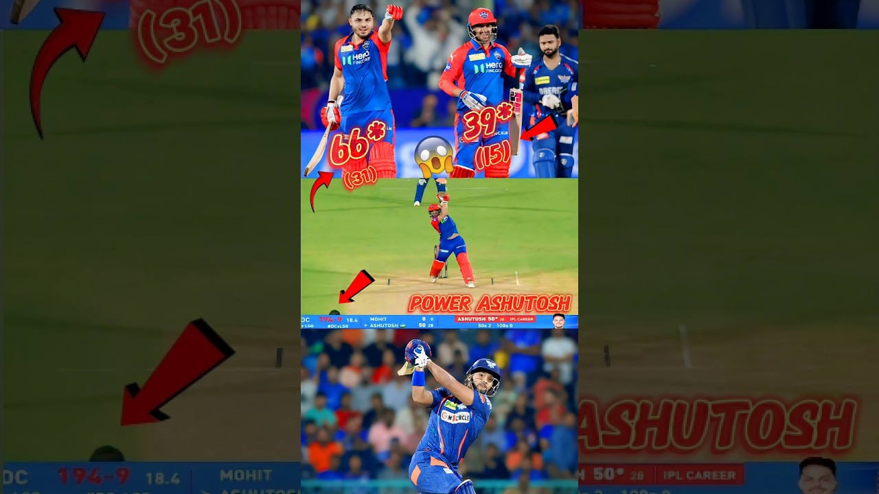 Dc vs Lsg || Dc vs Lsg highlights 2025 || ashutosh sharma 66 || 