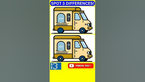 💡Find the Difference Brain Game Challenge😵‍💫【#164 Find the 3 Differences】 #shorts #quiz #gameplay