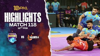 Match Highlights: Bengal Warriors vs U Mumba | February 12 | PKL Season 10