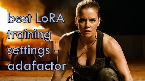 best LoRA training settings  - adafactor | Stable DIffusion