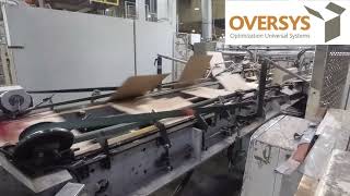 VIDEO OVERSYS U68750524 MARTIN MIDLINE 924 4 COLOR FLEXO FOLDER GLUER WITH ROTARY DIE CUTTER