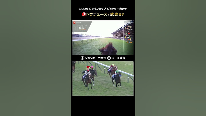 【ジョッキーカメラ×レース映像】2024年 ジャパンカップ ドウデュース 武豊騎手 #shorts ｜JRA公式