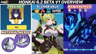 Honkai 6.2 Beta v1 Overview - Ai-chan valk, Free HoT, Sushang in BP, Material merge 🥬🥬🥬 screenshot 4