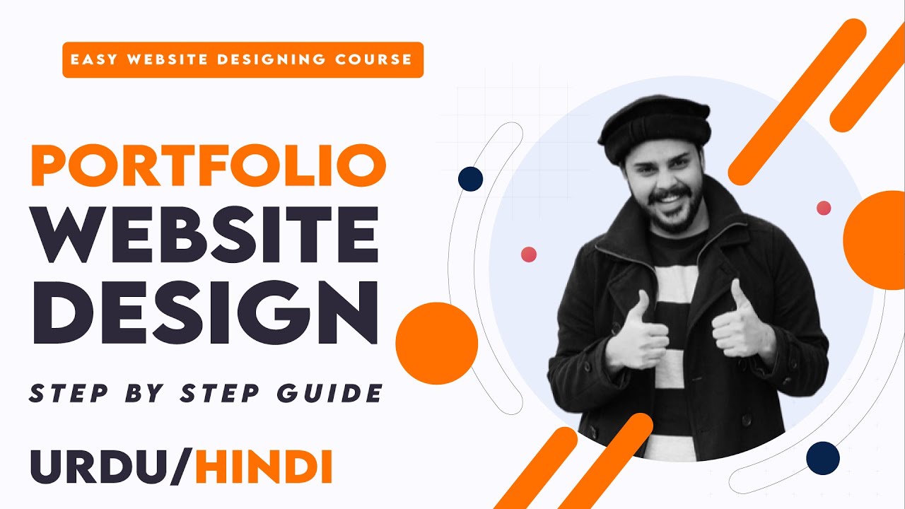 How to design a portfolio website step by step guide | Easy website ...