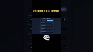 interest app in html 😱 #html #javascript #coding #shorts