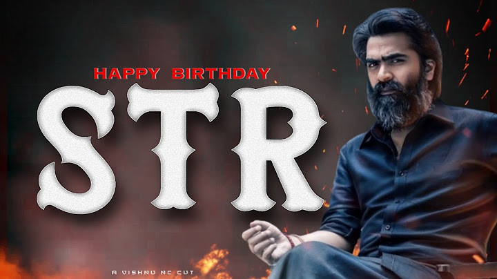 STR Birthday WhatsApp Status  | Happy Birthday STR