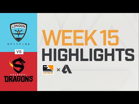 Akshon Highlights | London Spitfire vs Shanghai Dragons | Week 15 Day 1 | Part 1
