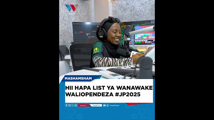 HII HAPA LIST YA WANAWAKE WALIOPENDEZA USIKU WA #JP2025