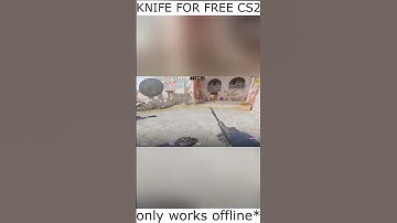 HOW TO GET FOR FREE ANY KNIFE IN CS2? only works offline, all knifes in descript #shorts  #butterfly