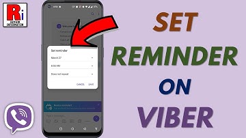 How to Set Reminder on Viber