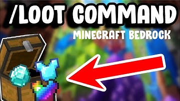 /loot Command | Minecraft Bedrock | 1.18.1 | Create custom Crates | Realms, Servers, Worlds