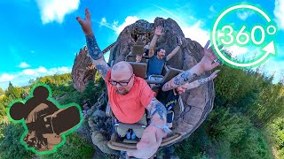 360º Ride on Expedition Everest at Disney&#39;s Animal Kingdom - Front Row 2024
