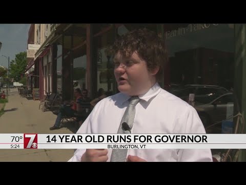 14-year-old runs for governor