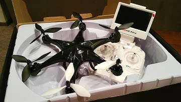 LiDi L6F L6W RC126 5.8 Ghz FPV RC Hexacopter Unboxing - TheRcSaylors