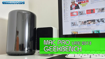 Late 2013 Apple Mac Pro Geekbench 3 Benchmark