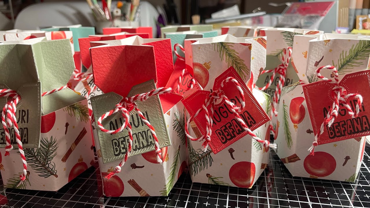 Scatola stella porta dolcetti @nadialemammedeilavoretti