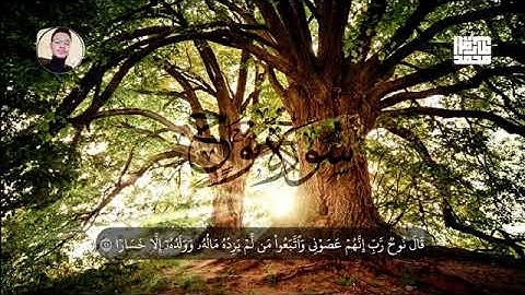 سورة نوح ♦  القارئ طارق محمد تبارك الله صوت رائع 💕