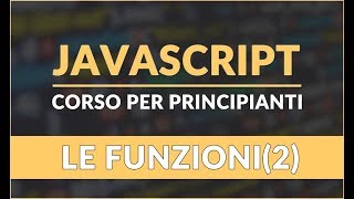 I parametri delle funzioni JavaScript