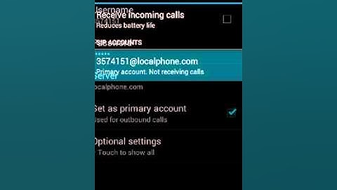 How to setup Android nexus s for Internet calls