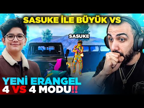 YENİ 4 VS 4 MODU GELDİ!! 😮 SASUKE İLE VS ATTIK! | PUBG MOBILE