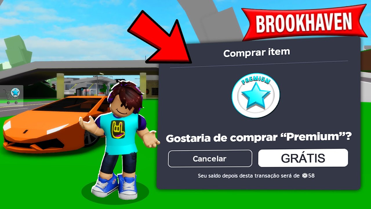 COMO VIRAR PREMIUM GRÁTIS NO BROOKHAVEN