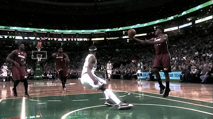 LeBron James' MONSTER alley oop slam vs Celtics!55