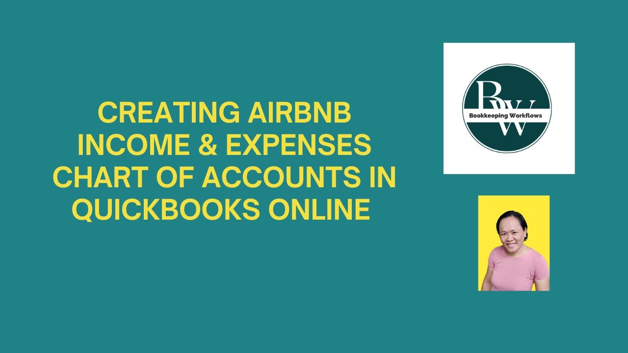 Creating Airbnb Income and Expenses Accounts in Quickbooks Online - YouTube
