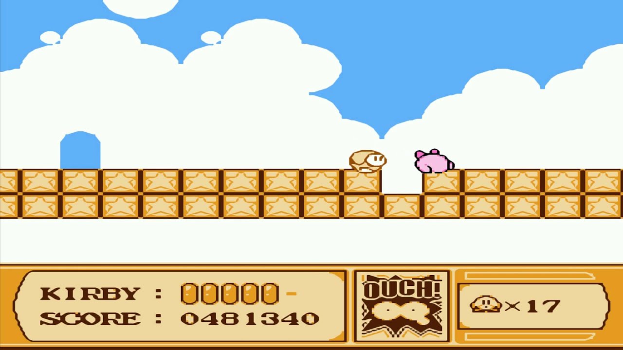 Kirbys Adventure - Yogurt Yard Level 1 (NES) ◀1440p HD▶
