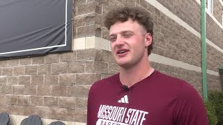 Missouri State baseball's Caden Bogenpohl talks about the win Arkansas, series with Sam Houston