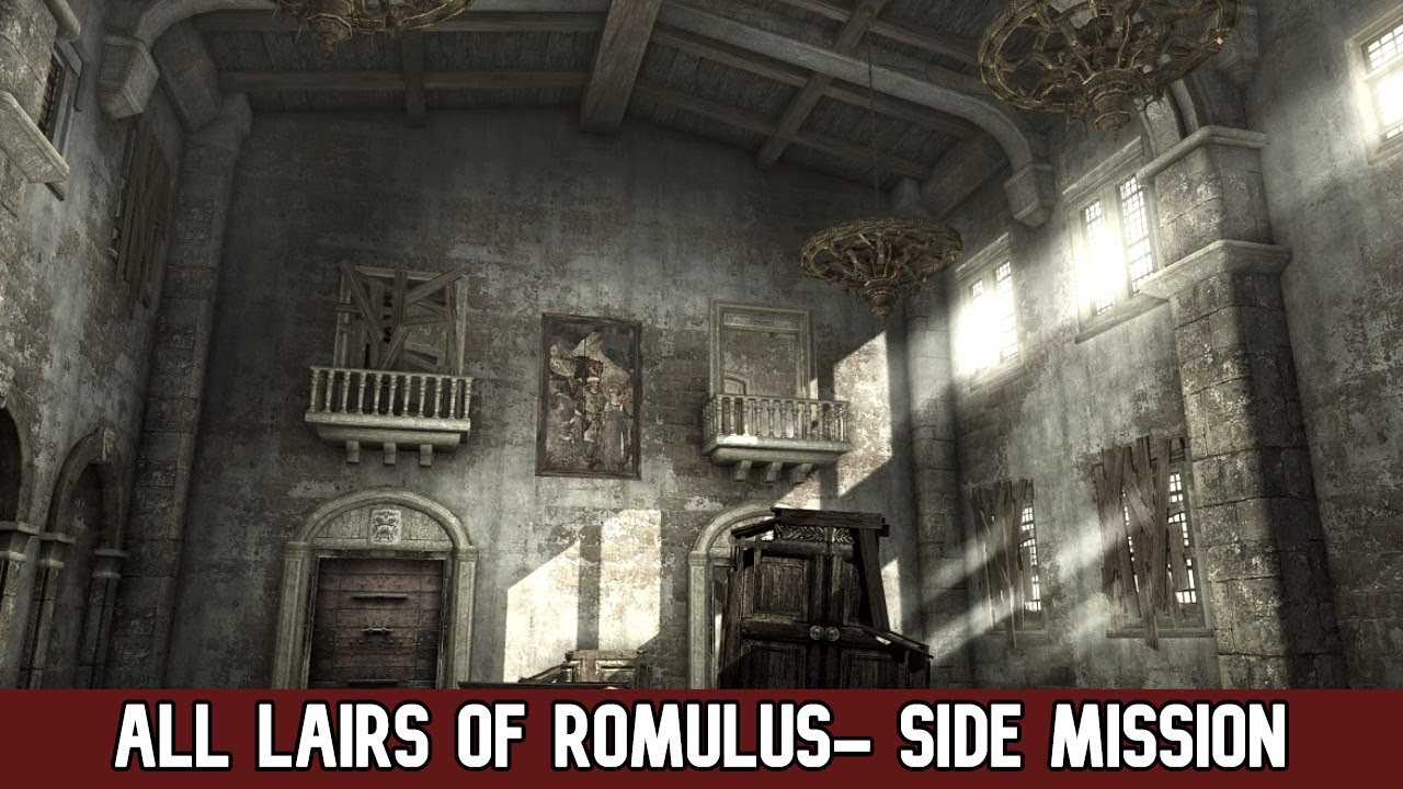 Assassin's Creed Brotherhood All Lairs of Romulus Side Missions YouTube