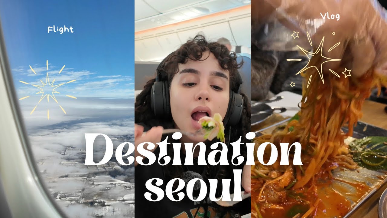 Vol vers Séoul (Business Class, Hôtel vs Airbnb, Premières Impressions) ✈️🇰🇷🍜