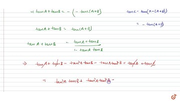 If in a `Delta ABC, tanA+tanB+tanC=0` then `cotA cotB cot C=` `a.6, b. 1, c. 1/6, d.` none of