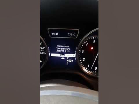 ML350 Tire pressure reset Run flat reset #shorts - YouTube