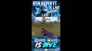 😈 KING ENTRY = LOBBY FINISH 💀 | HSN HYPER YT LIVE NOW 🔥#BGMILive #LiveNow #TrendingLive #Gaming