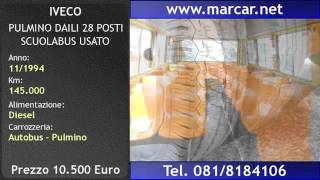 Qualiano, Iveco Pulmino Daili 28 Posti Scuolabus Usato