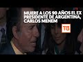 Muere a los 90 años el ex presidente de Argentina, Carlos Menem