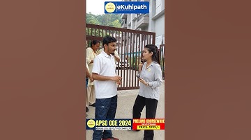 Feedback and Reactions of students appeared for APSC CCE PRELIMS 2024 #apsc #upsc #prelims #acs