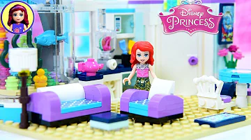 Ariel's Beachfront Loft Apartment - Modern Day Princess Build Lego DIY Miniature Dollhouse Part 1