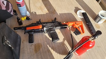 Byrna TCR + TiPX remote Line Mod Upgrade Test firing