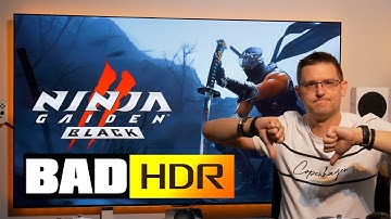 Ninja Gaiden 2 Black - Bad HDR Presentation - Washed Out Picture - Best HDR Settings