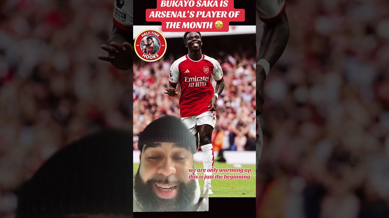 Saka is Arsenal’s Player of the Month! 🤩 