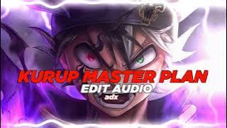 KURUP MASTER PLAN NO COPYRIGHT adxmp4 edited audio