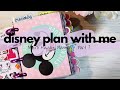 DISNEY MICRO HAPPY PLANNER SETUP PART 1 | Monthly Setup | That Pixie Planner Life