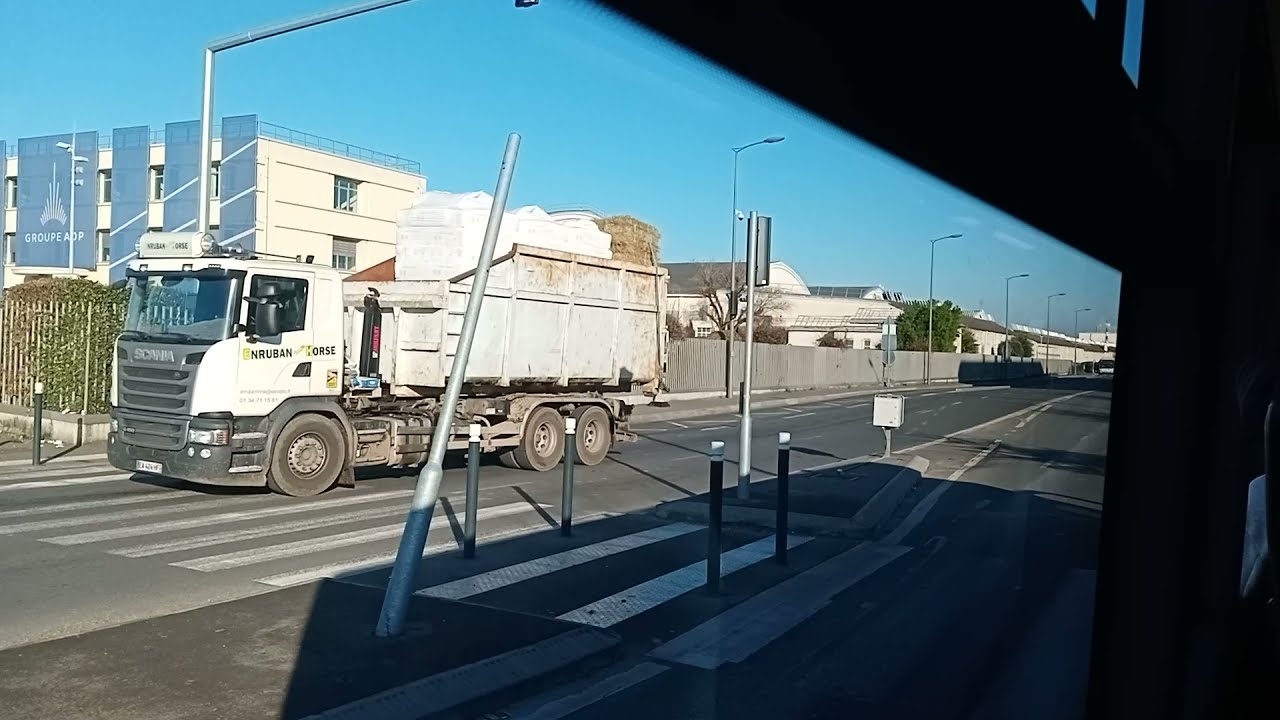 Bus 350 Citaro Facelift N°4386 Trajet entre Porte de la Chapelle et Cimetière du Blanc-Mesnil Part 1