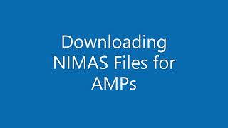 Downloading NIMAS Files for AMPs screenshot 5