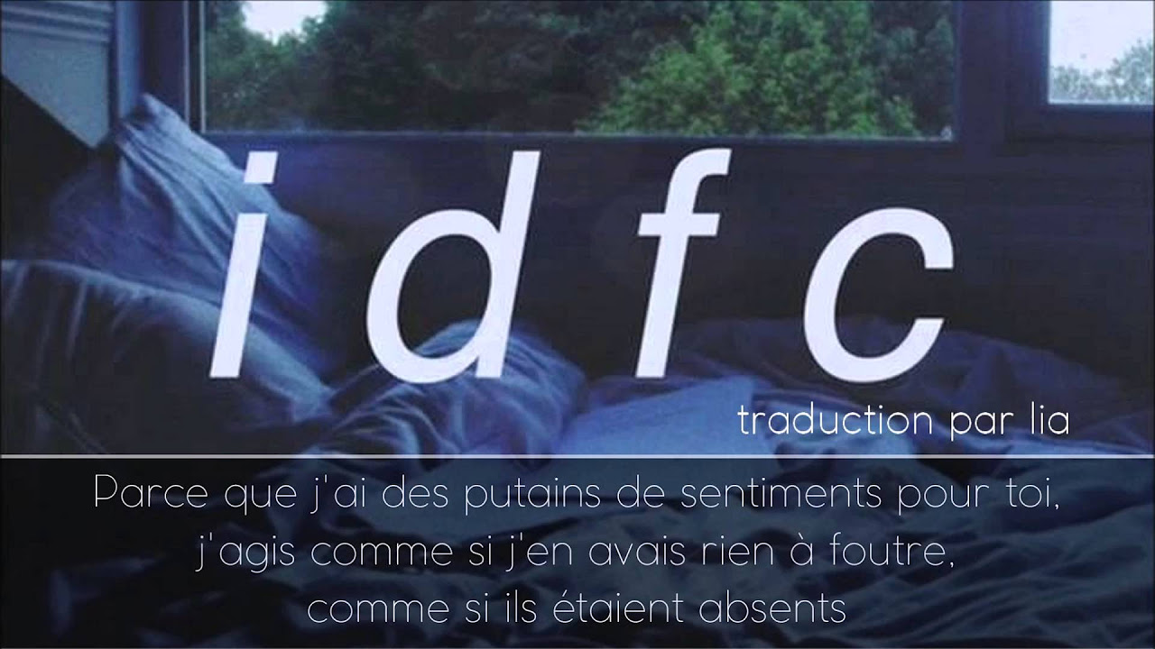 Traduction FR IDFC   Blackbear