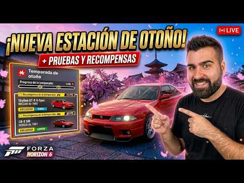 Consigo el NISSAN GT-R R33 y muchos + en ESTACIÓN DE OTOÑO en FORZA ...