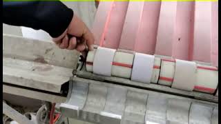 how to adjust paper core loader of the tape slitting machine ,this video will teach you!
